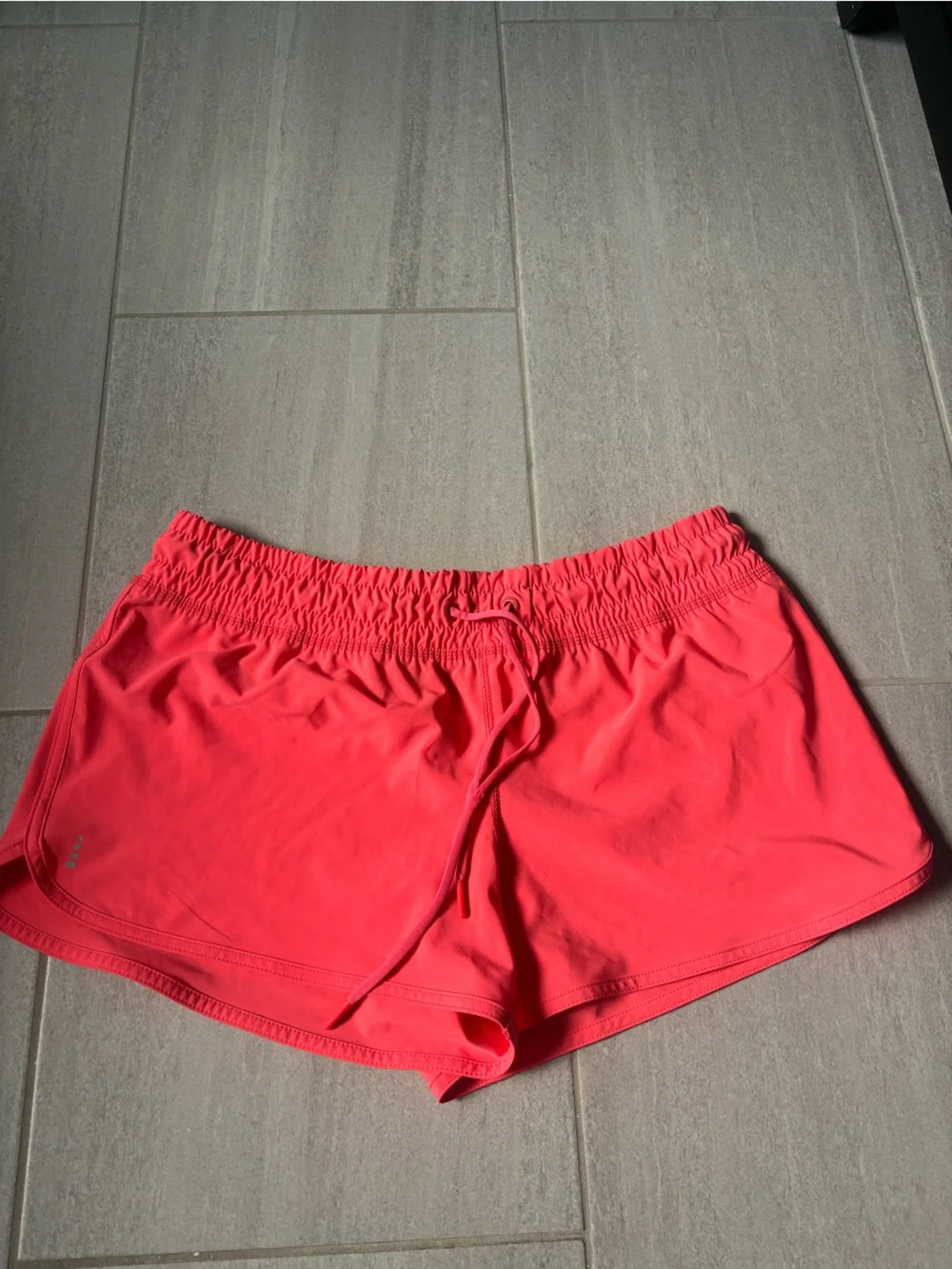 Lands' End Bright Coral Active Shorts